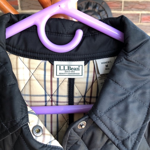 LL Bean Quilted Riding Field Jacket - Picture 3 of 7